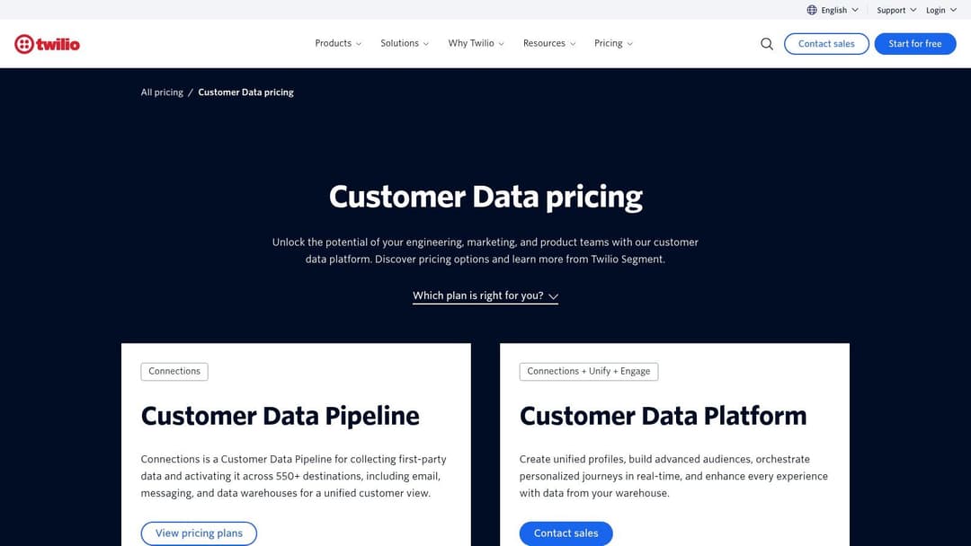 Twilio Segment (Customer Data Platform)