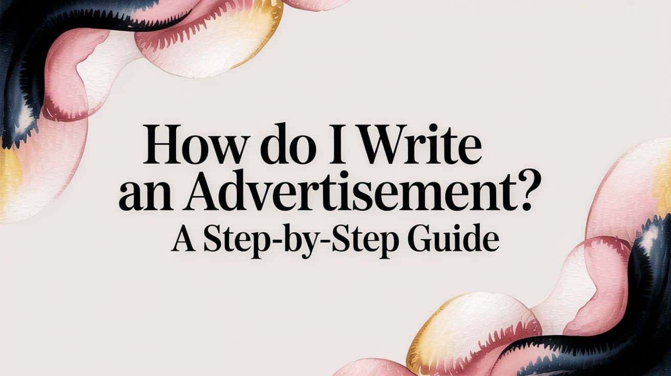 Featured image for How Do I Write an Advertisement? A Step-by-Step Guide