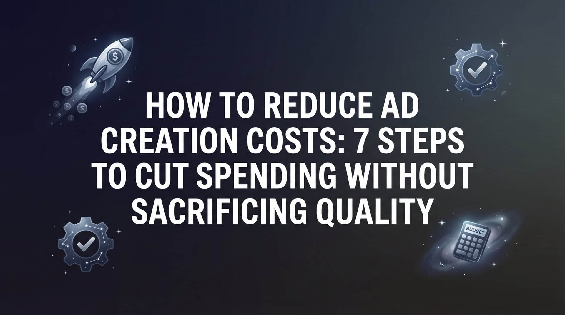 Featured image for How to Reduce Ad Creation Costs: 7 Steps to Cut Spending Without Sacrificing Quality