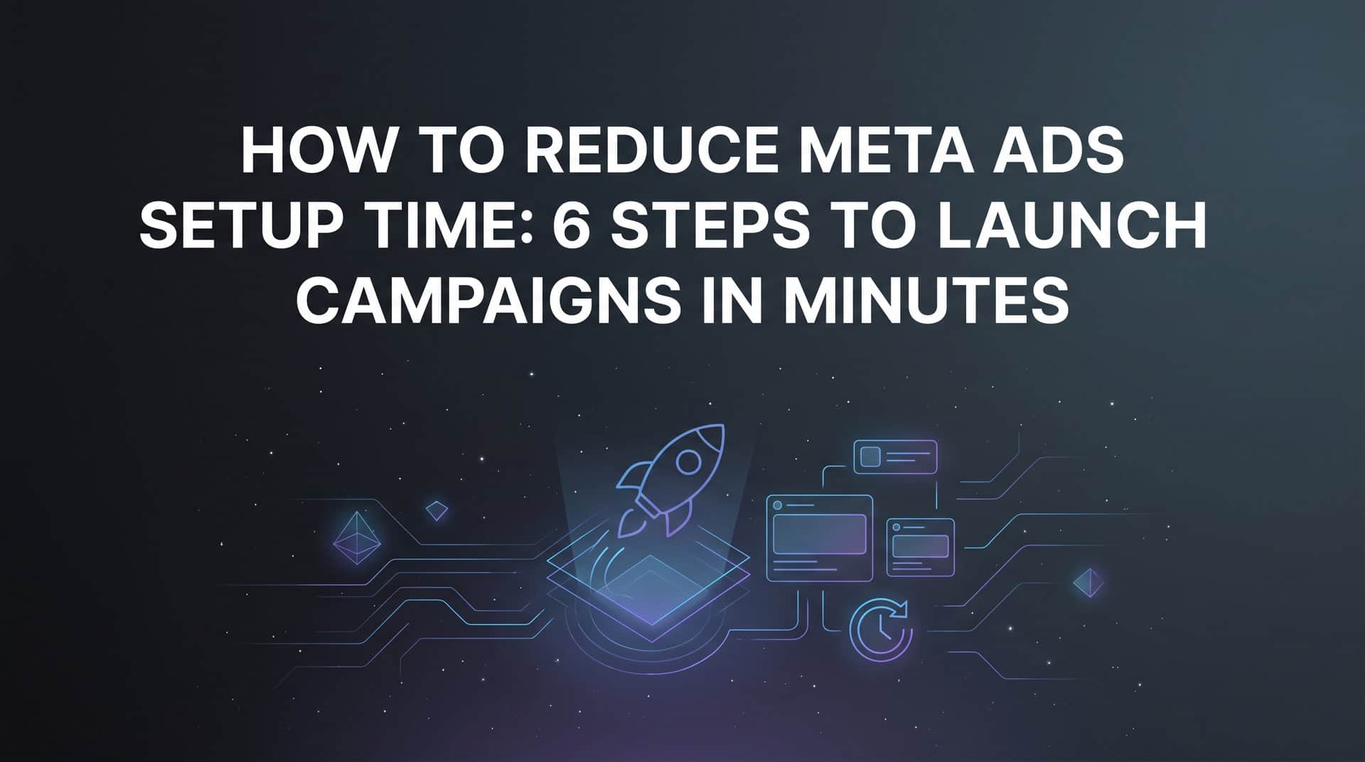 Featured image for How to Reduce Meta Ads Setup Time: 6 Steps to Launch Campaigns in Minutes