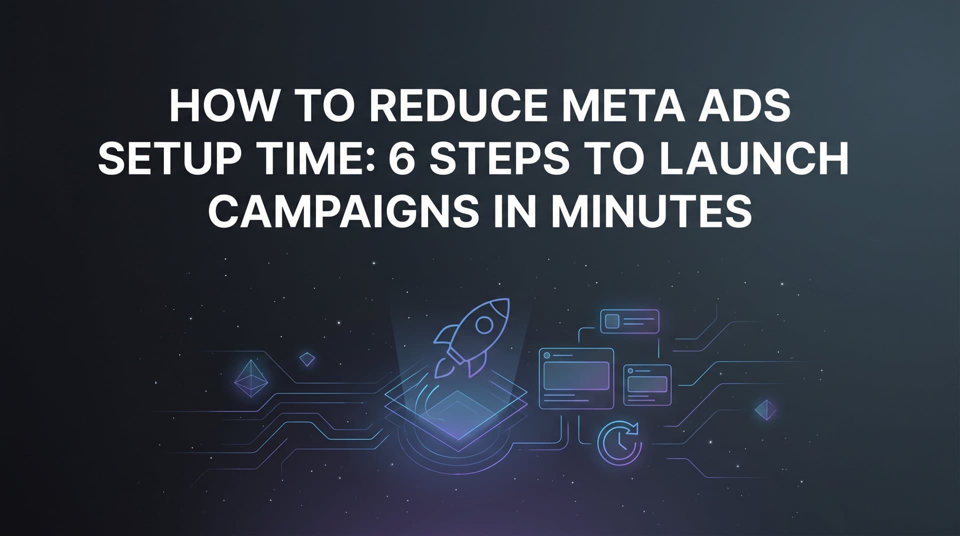 Featured image for How to Reduce Meta Ads Setup Time: 6 Steps to Launch Campaigns in Minutes