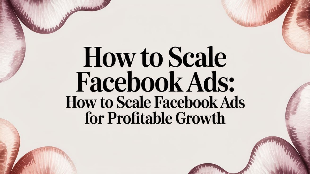 Featured image for How to Scale Facebook Ads: how to scale facebook ads for profitable growth