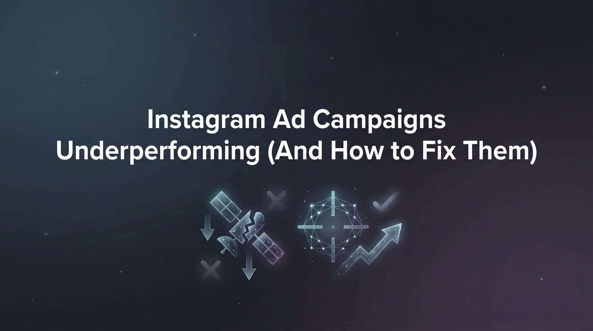 Featured image for Why Your Instagram Ad Campaigns Are Underperforming (And How to Fix Them)