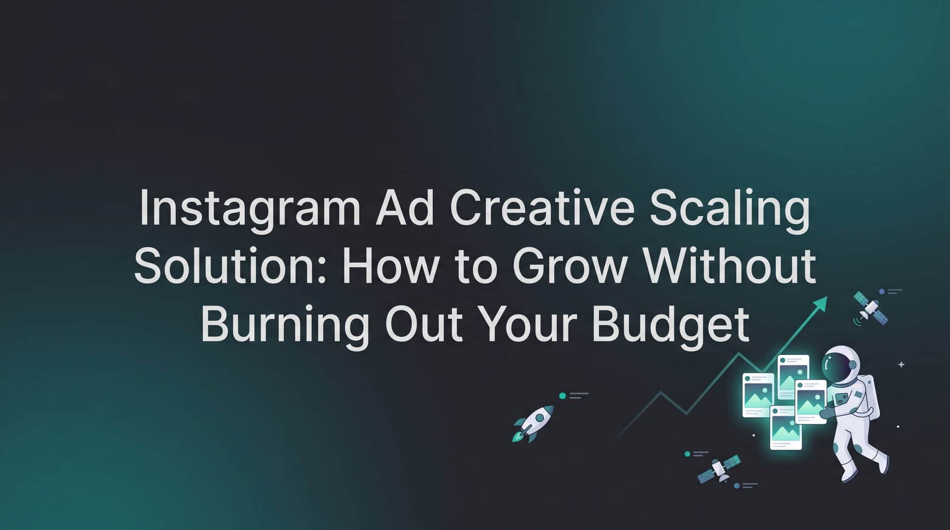 Featured image for Instagram Ad Creative Scaling Solution: How to Grow Without Burning Out Your Budget