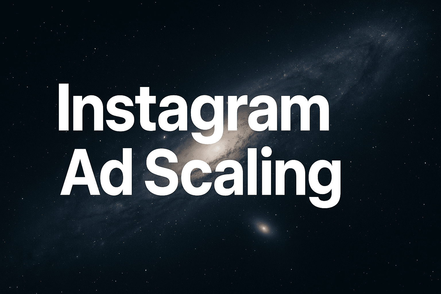 Instagram Ad Scaling: How To Triple Your Budget Without Tanking Performance