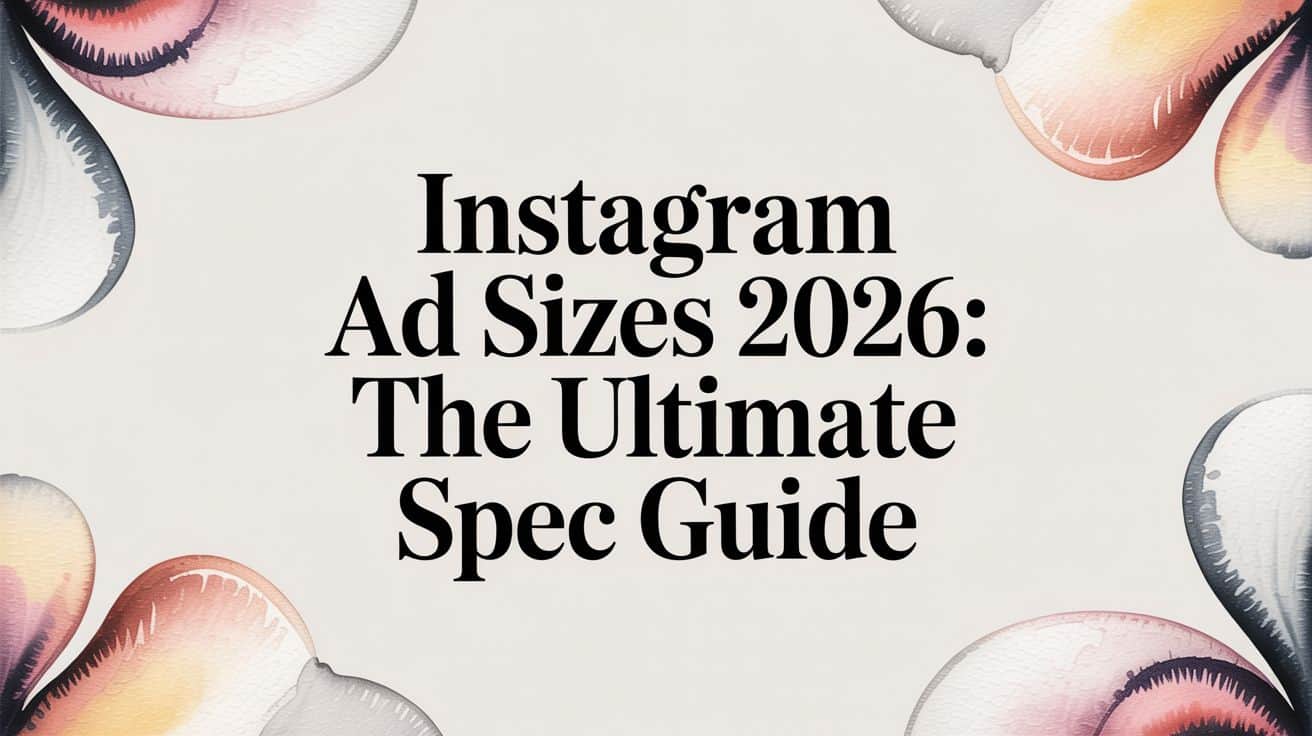 Featured image for Instagram Ad Sizes 2026: The Ultimate Spec Guide