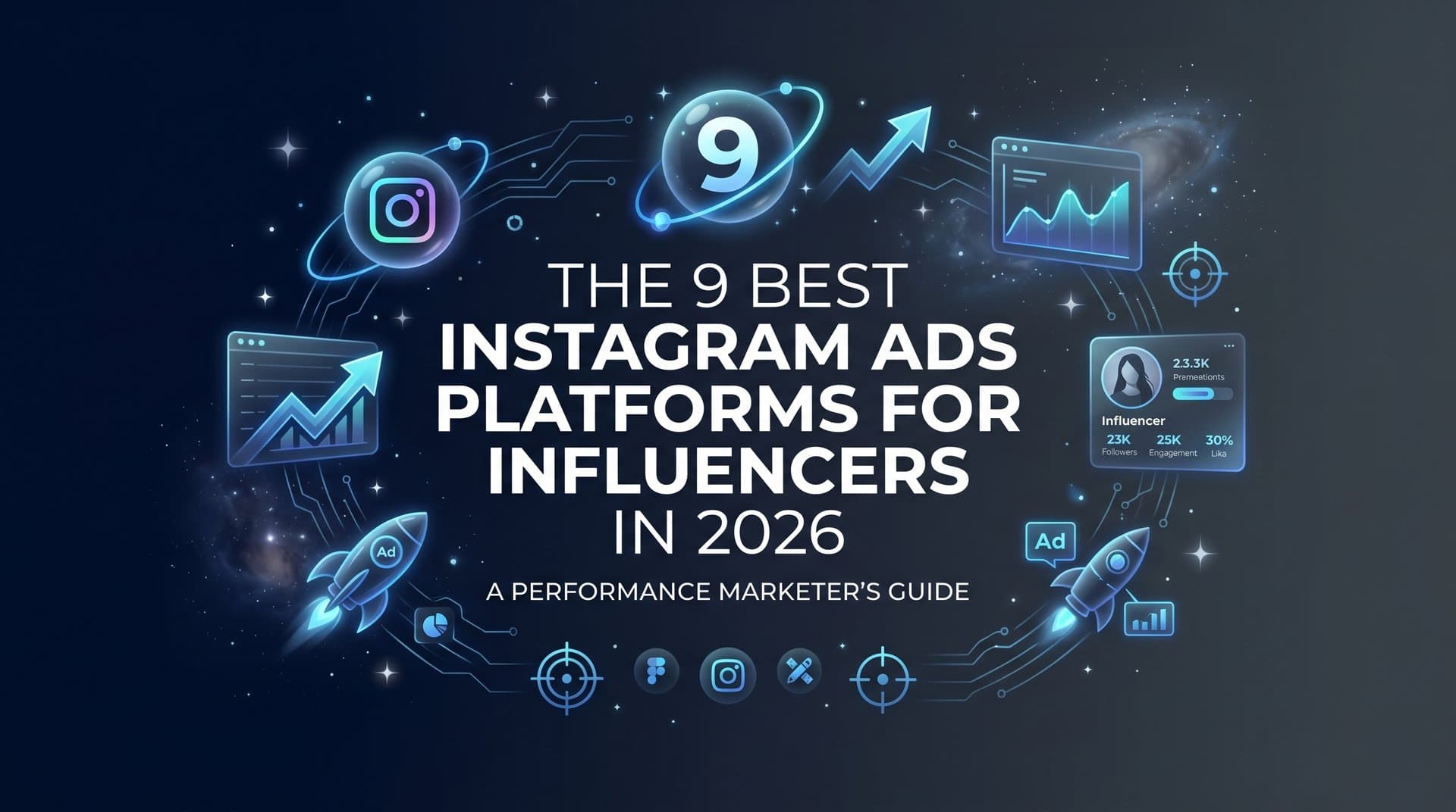 Featured image for 9 Best Instagram Ads Platforms for Influencers in 2026