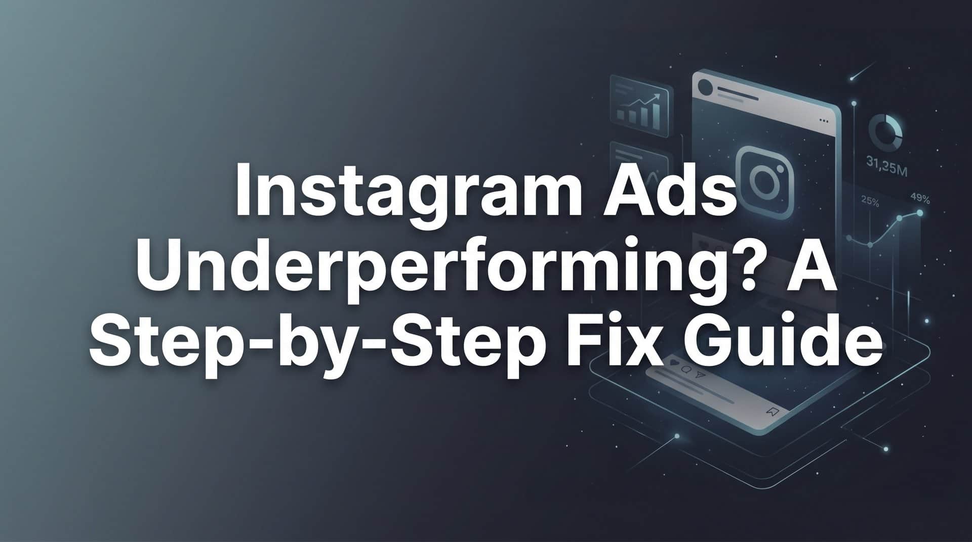 Featured image for Instagram Ads Underperforming? A Step-by-Step Fix Guide