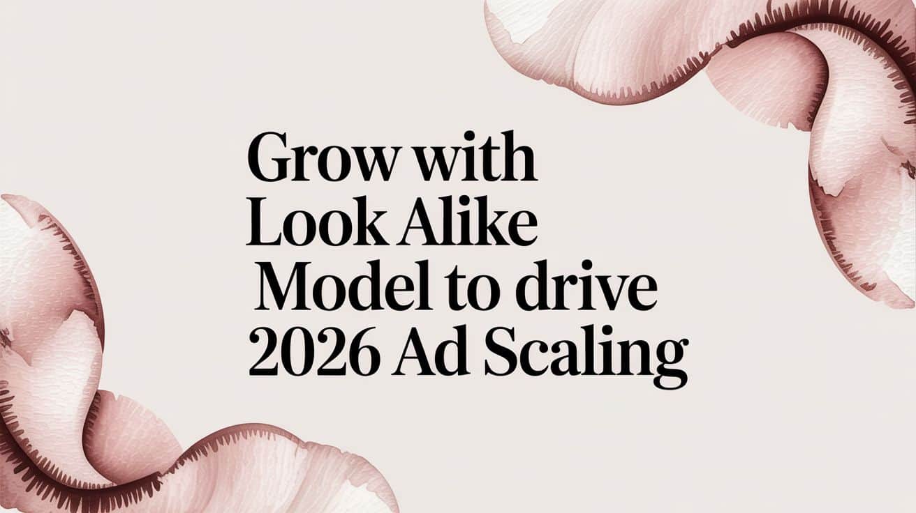 Featured image for Grow with look alike model to drive 2026 Ad Scaling