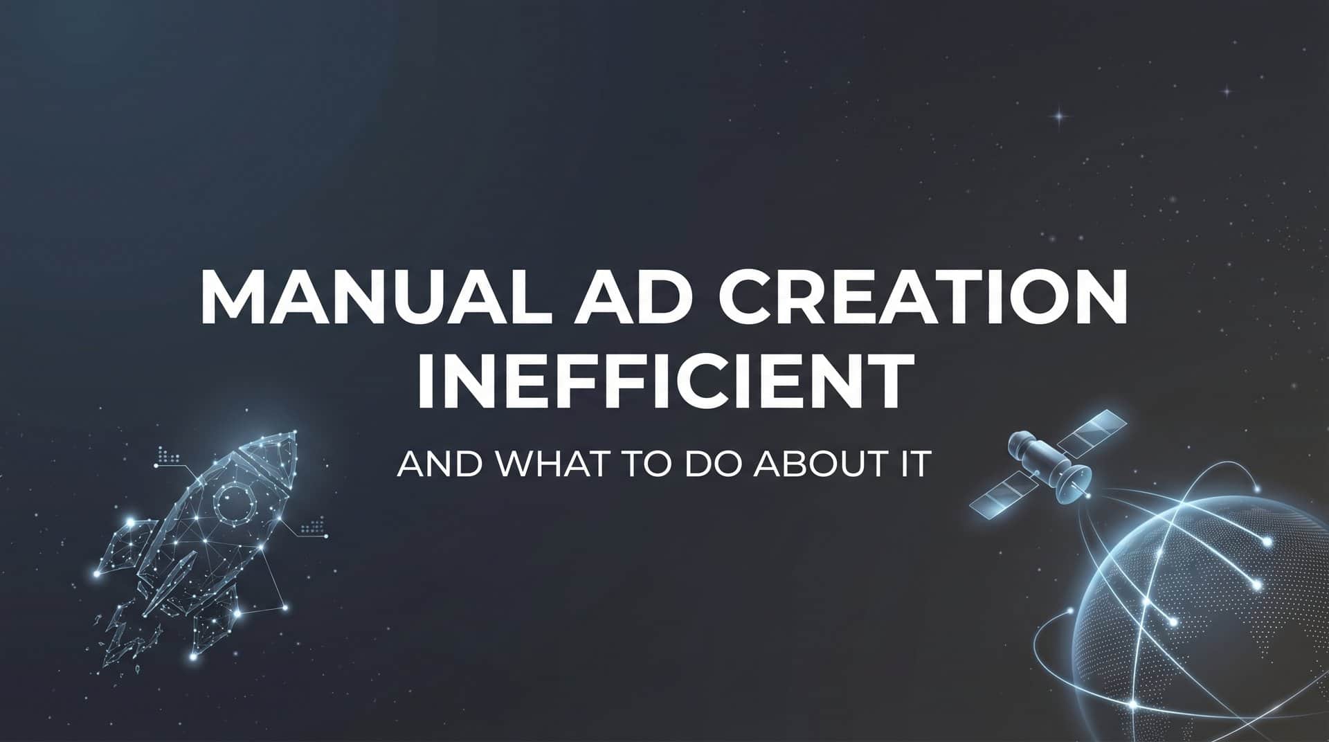 Why Manual Ad Creation Is Inefficient (And What to Do About It)