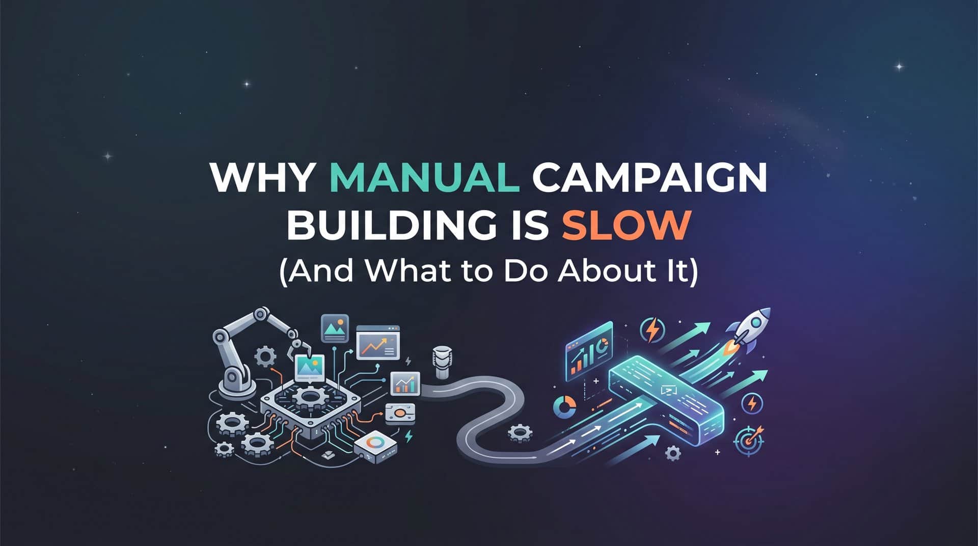 Featured image for Why Manual Campaign Building Is Slow (And What to Do About It)