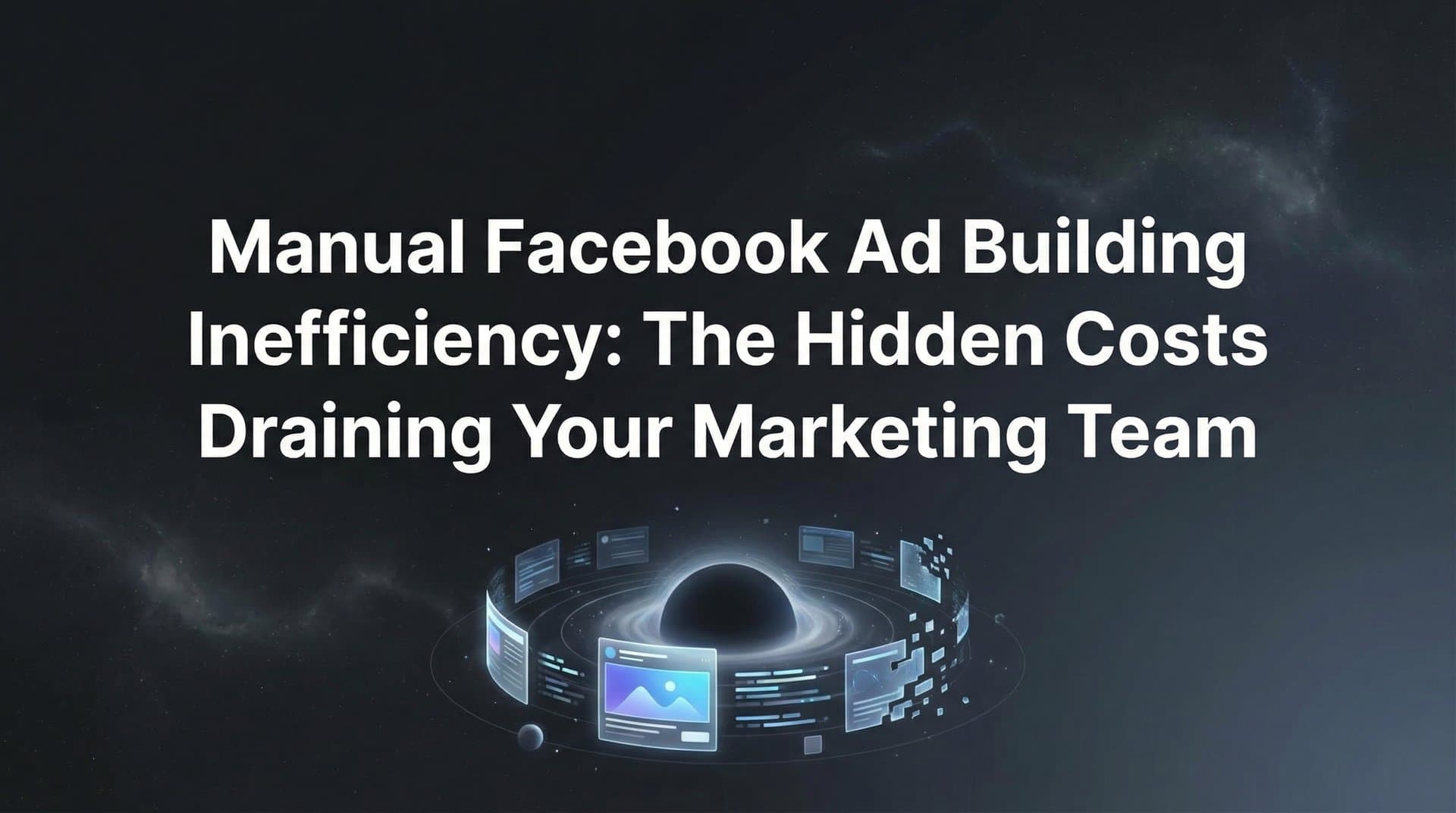 Featured image for Manual Facebook Ad Building Inefficiency: The Hidden Costs Draining Your Marketing Team