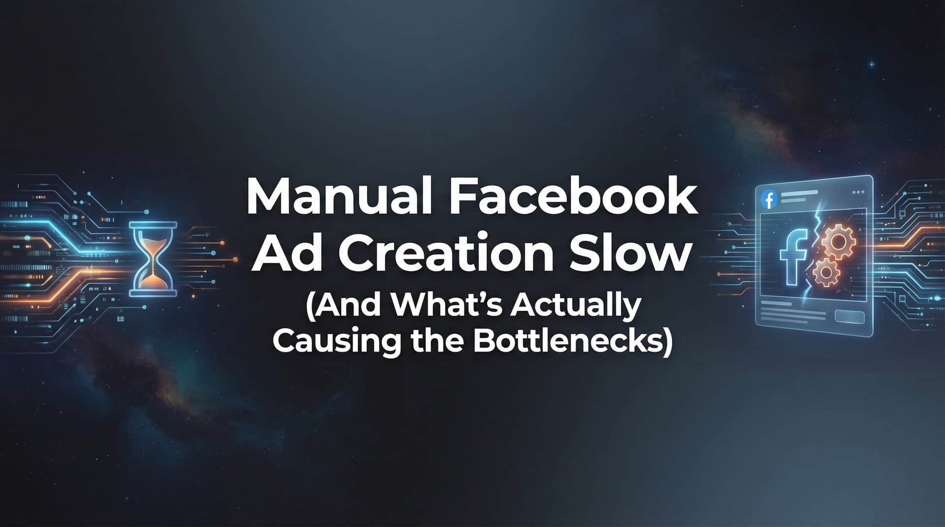 Featured image for Why Manual Facebook Ad Creation Is Slow (And What's Actually Causing the Bottlenecks)
