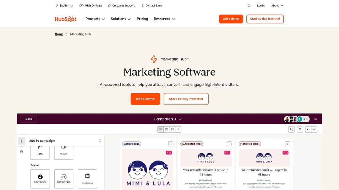 HubSpot Marketing Hub