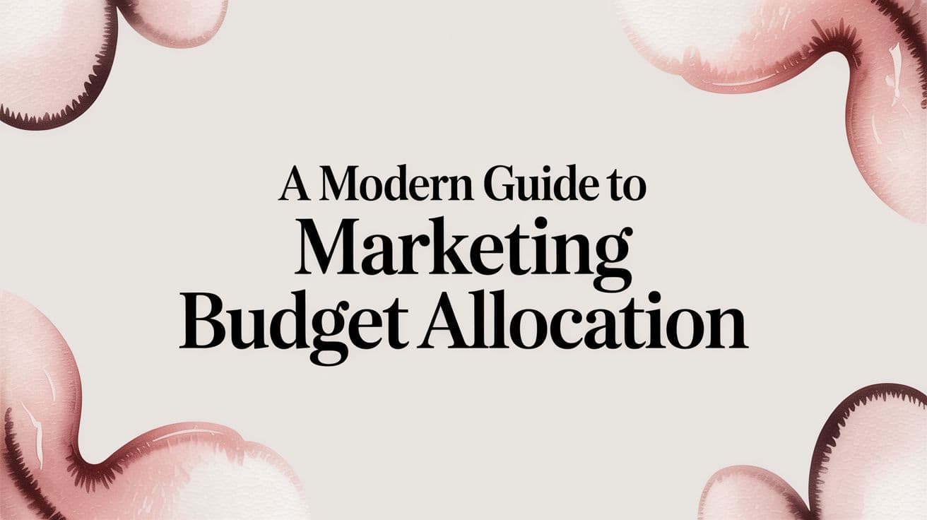 Featured image for A Modern Guide to Marketing Budget Allocation