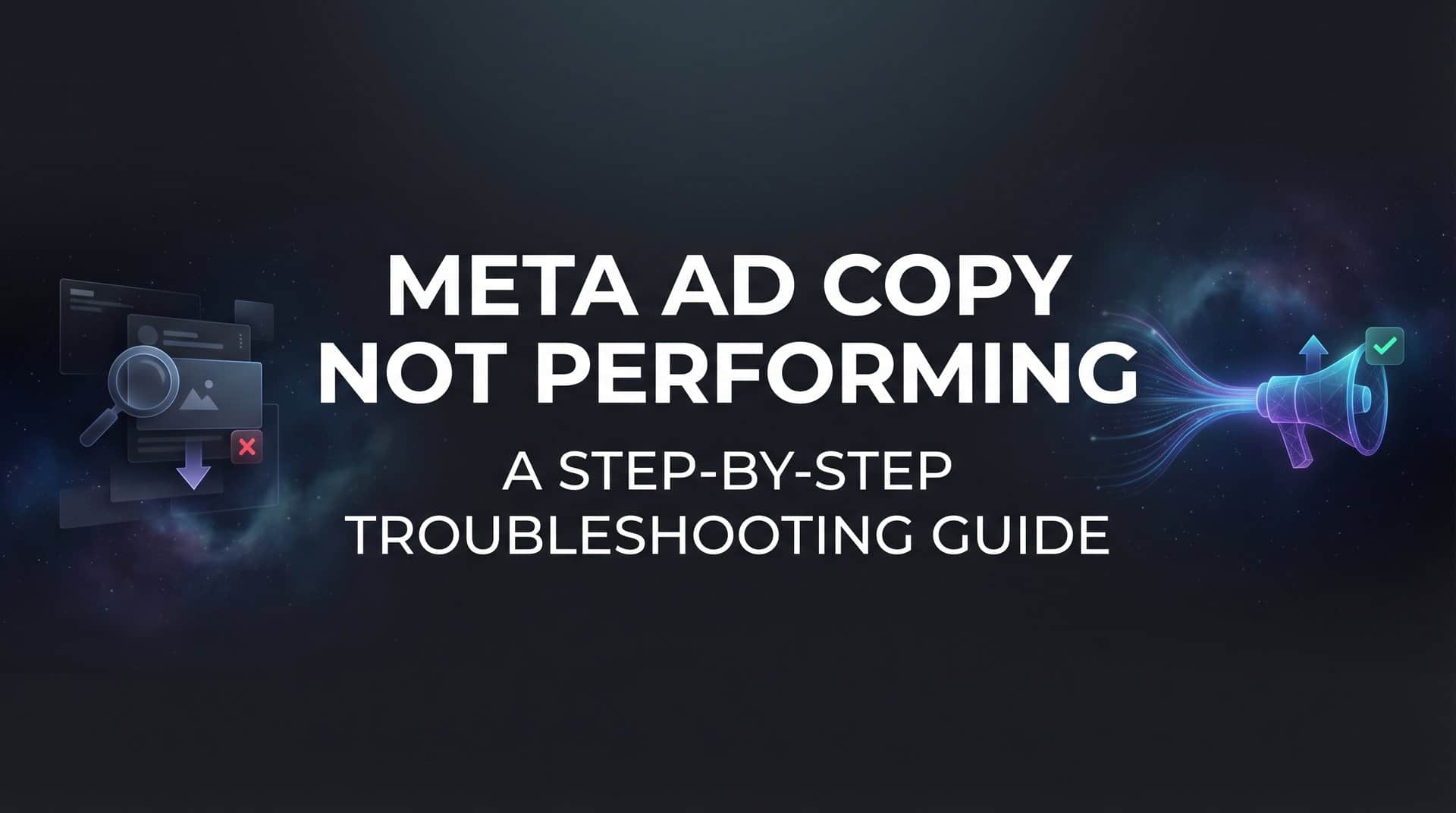 How to Fix Meta Ad Copy That's Not Performing: A Step-by-Step Troubleshooting Guide
