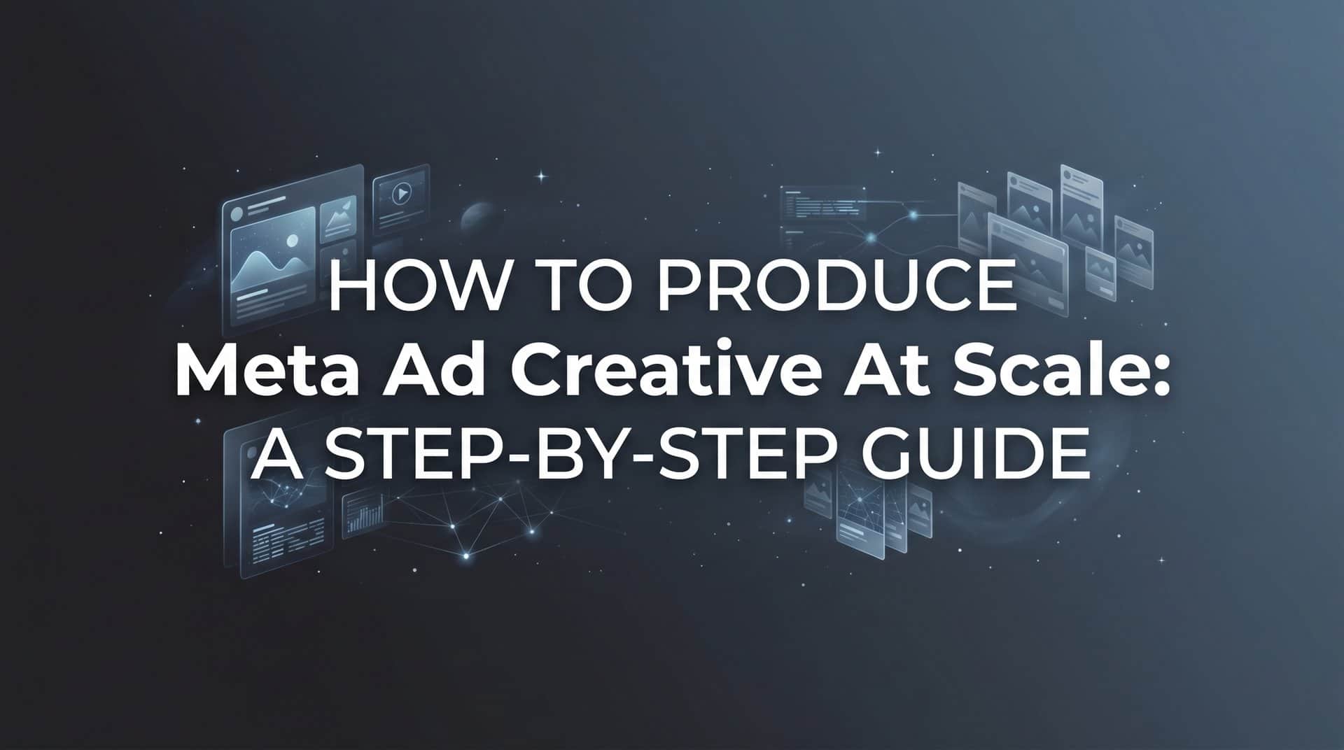 Featured image for How to Produce Meta Ad Creative at Scale: A Step-by-Step Guide