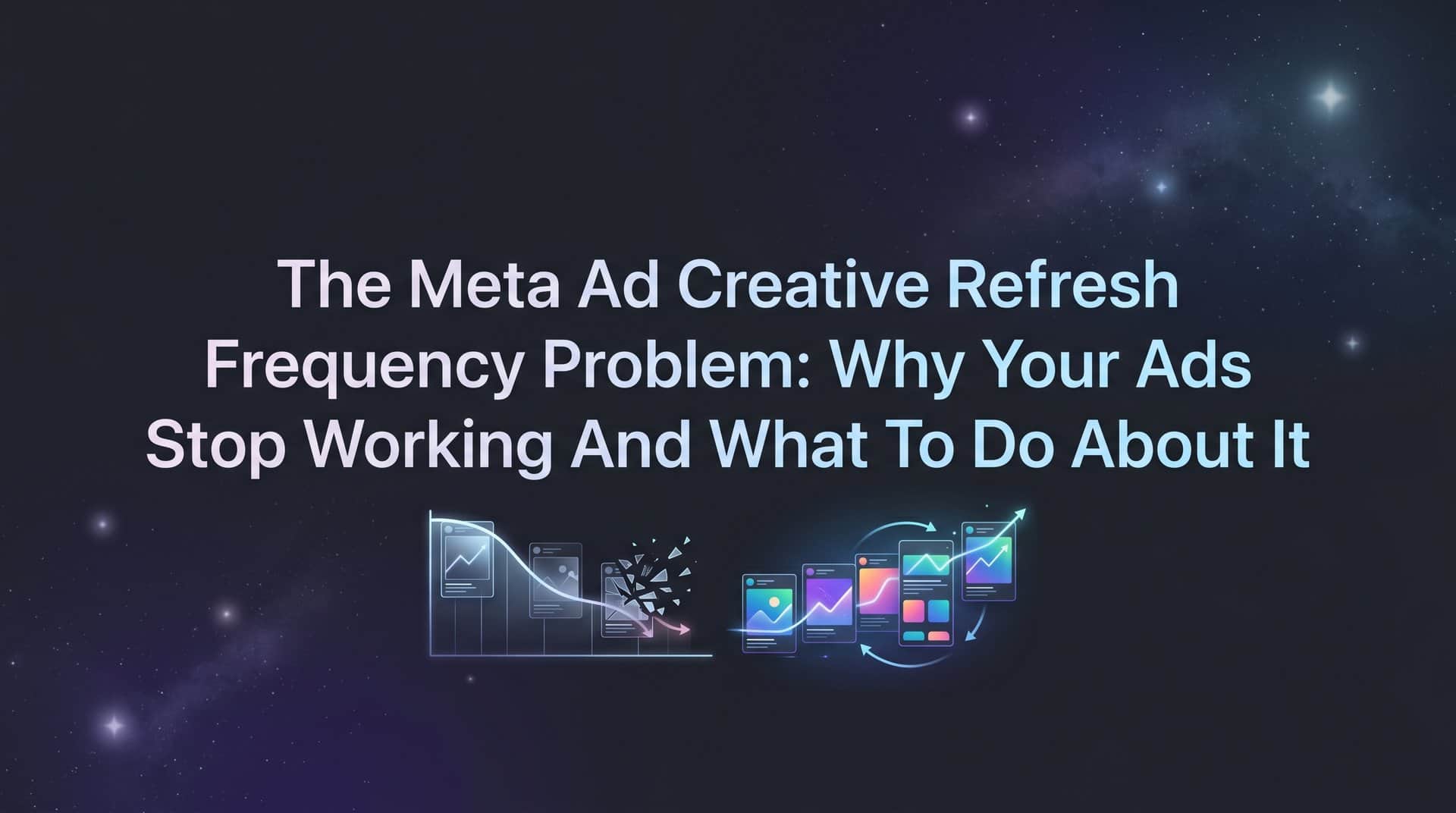 Featured image for The Meta Ad Creative Refresh Frequency Problem: Why Your Ads Stop Working and What to Do About It
