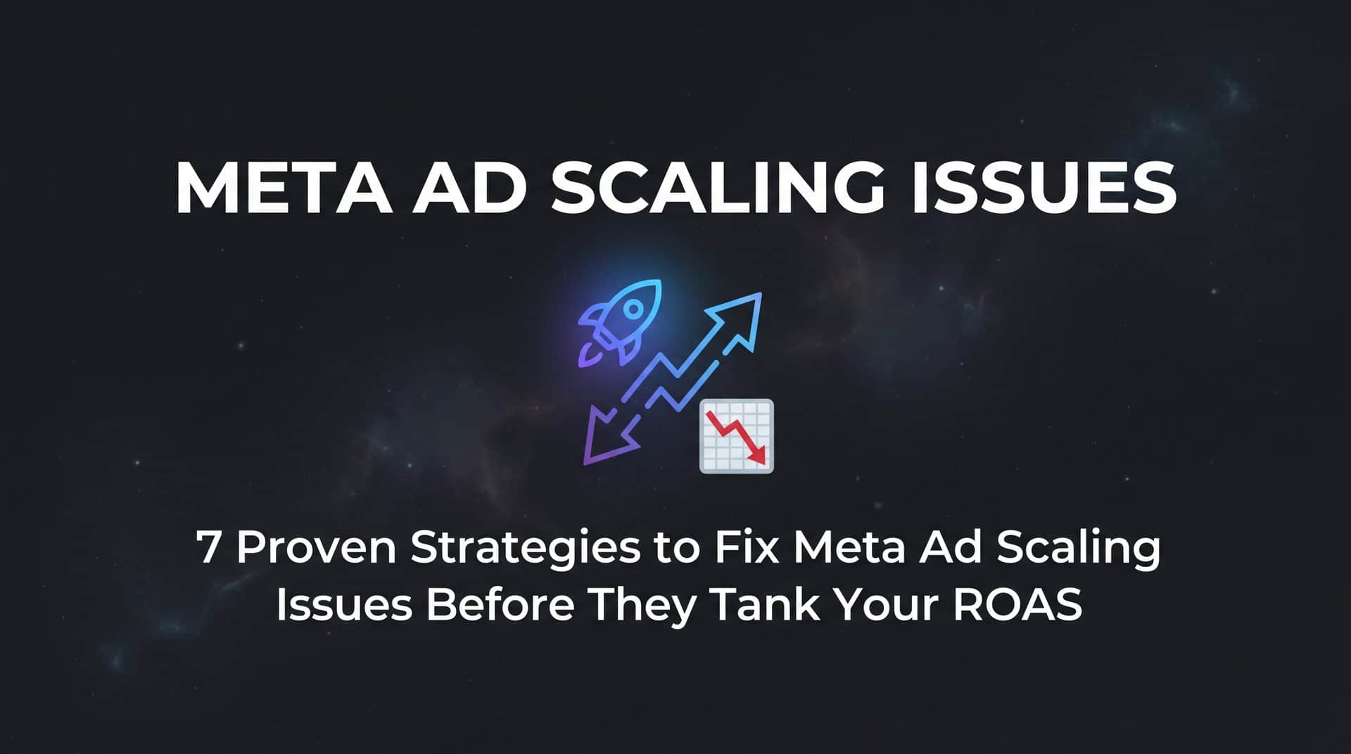 Featured image for 7 Proven Strategies to Fix Meta Ad Scaling Issues Before They Tank Your ROAS