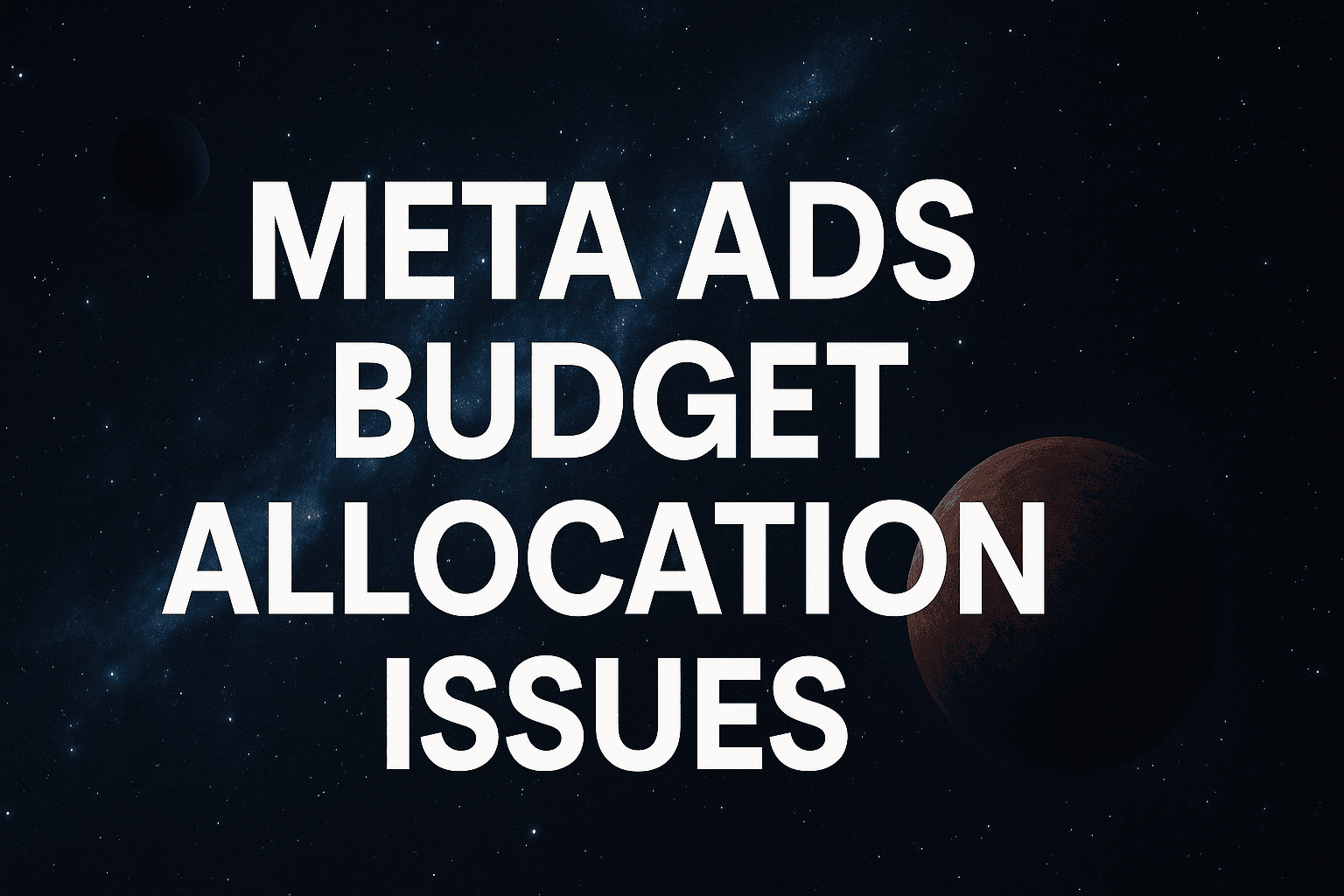 Meta Ads Budget Allocation Issues: How To Stop Wasting Thousands On Underperforming Campaigns