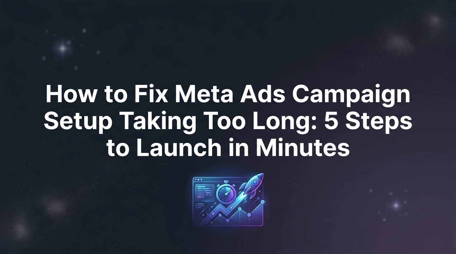 Featured image for How to Fix Meta Ads Campaign Setup Taking Too Long: 5 Steps to Launch in Minutes
