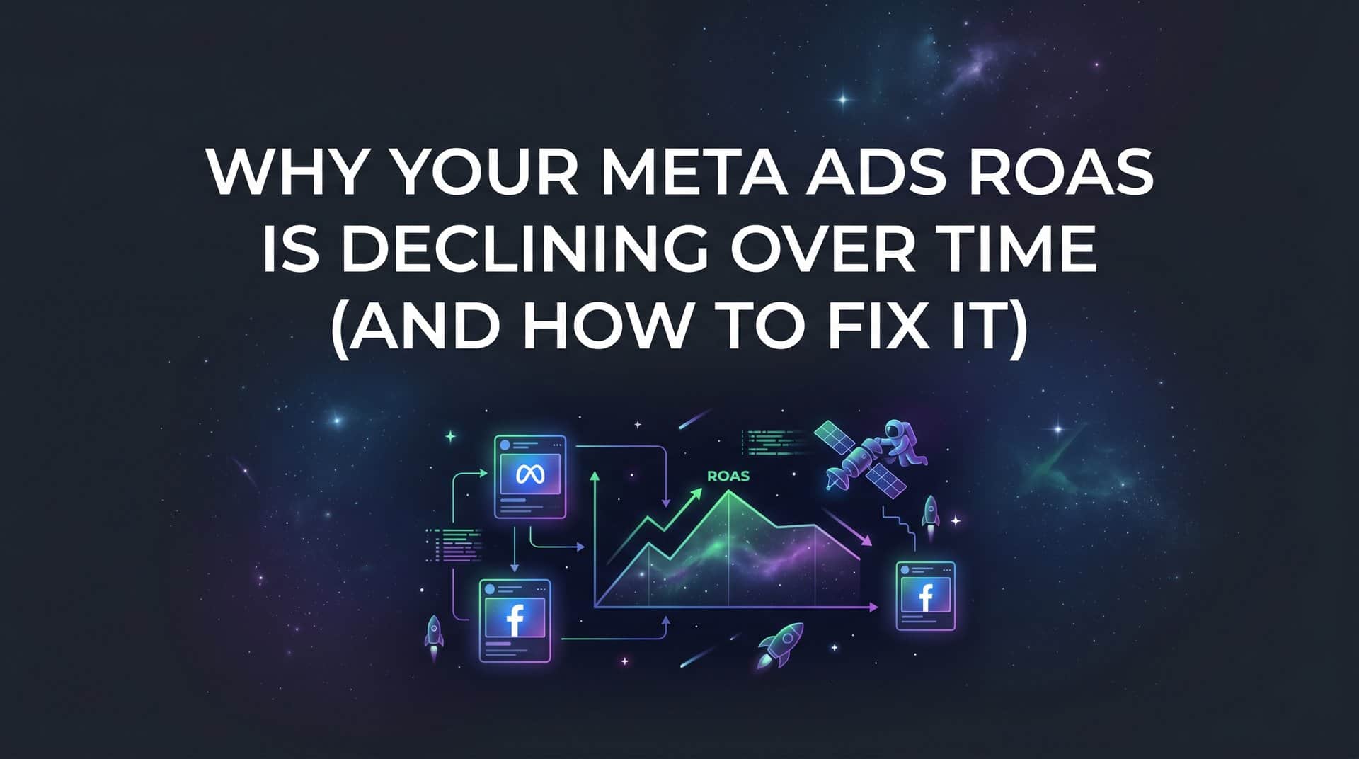 Featured image for Why Your Meta Ads ROAS Is Declining Over Time (And How to Fix It)