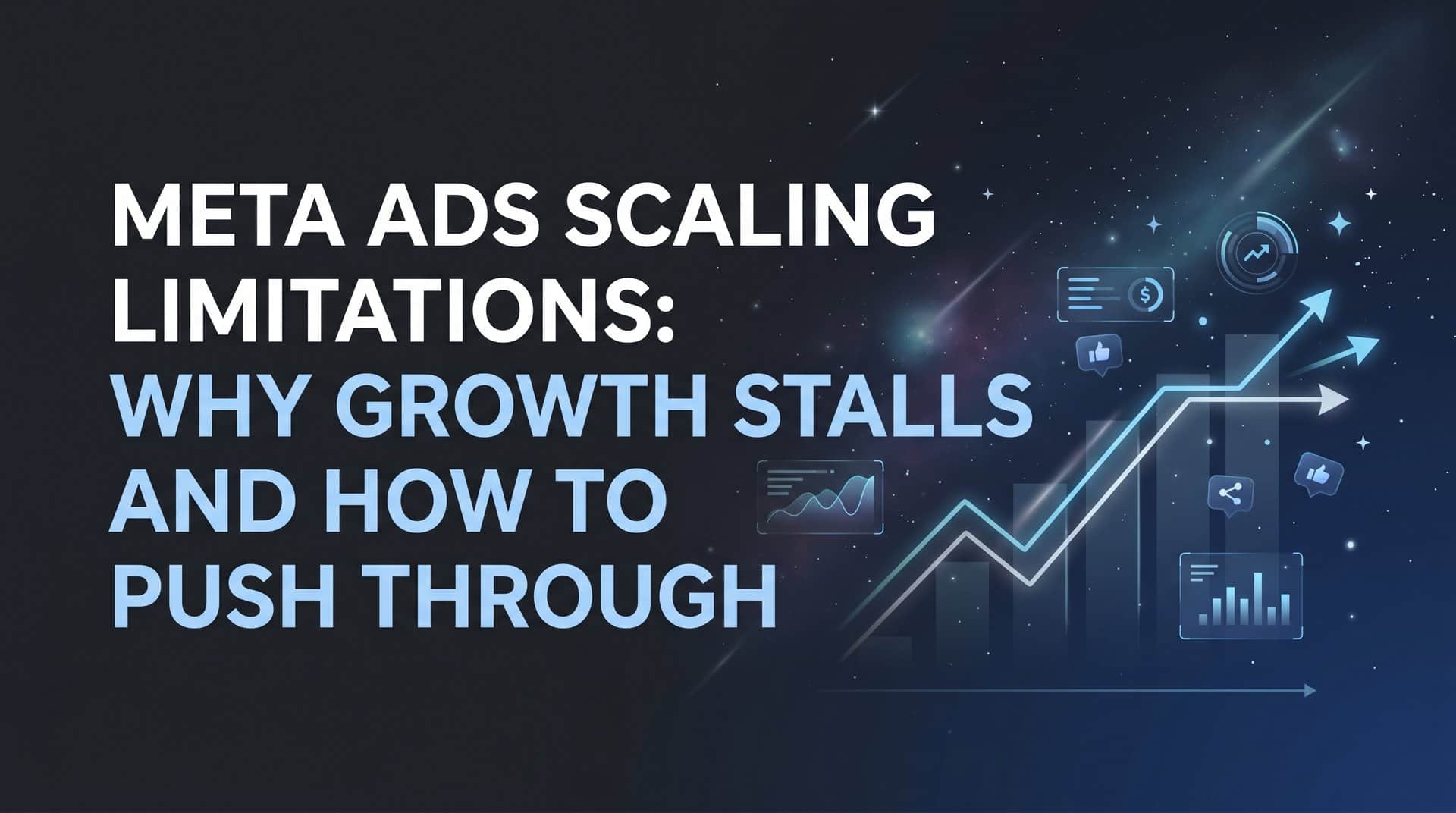 Featured image for Meta Ads Scaling Limitations: Why Growth Stalls and How to Push Through