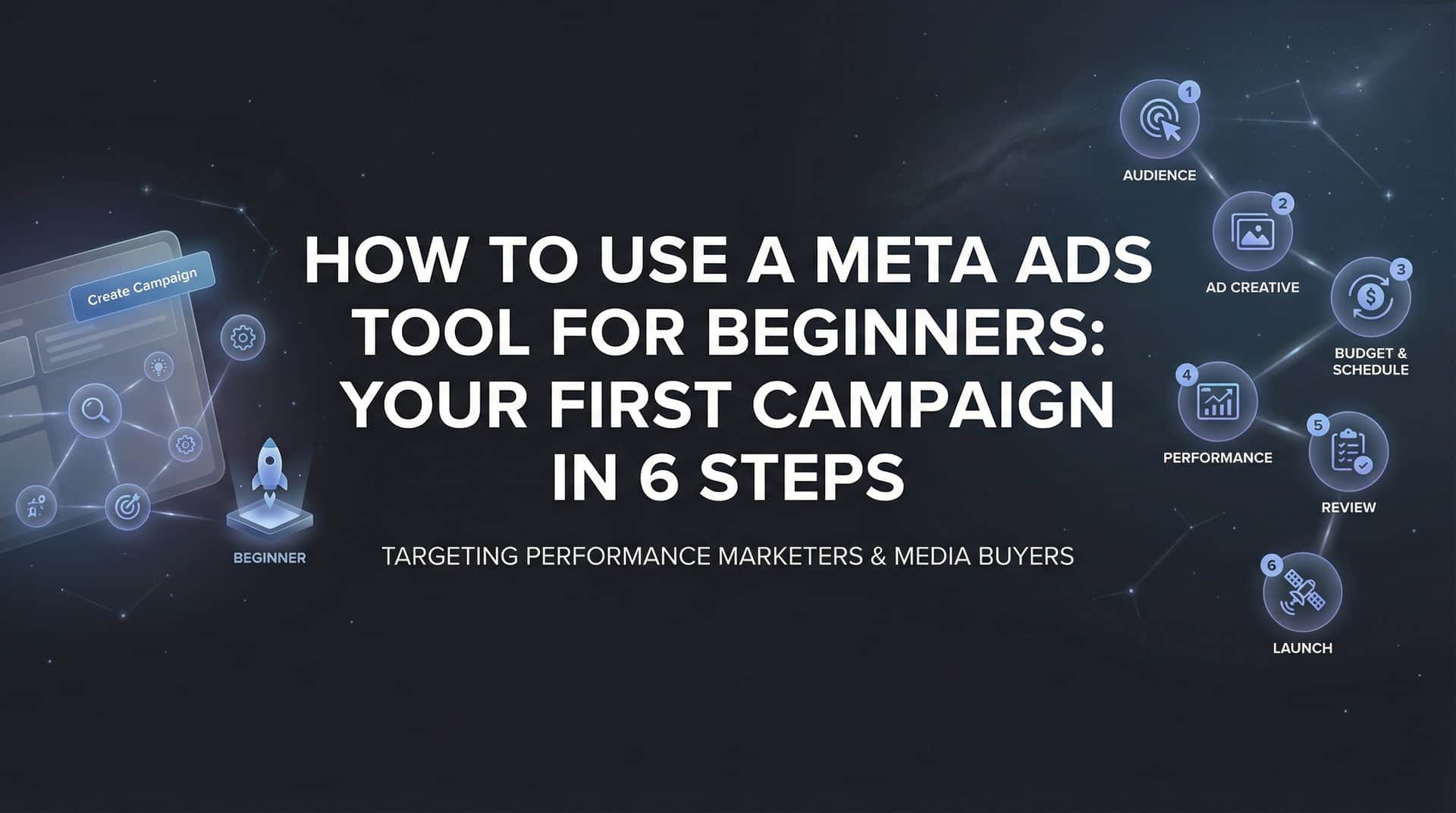 Featured image for How to Use a Meta Ads Tool for Beginners: Your First Campaign in 6 Steps