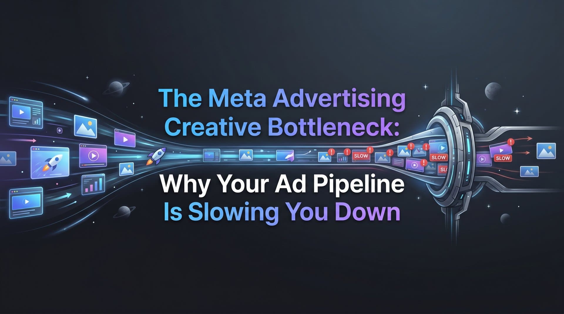 Featured image for The Meta Advertising Creative Bottleneck: Why Your Ad Pipeline Is Slowing You Down