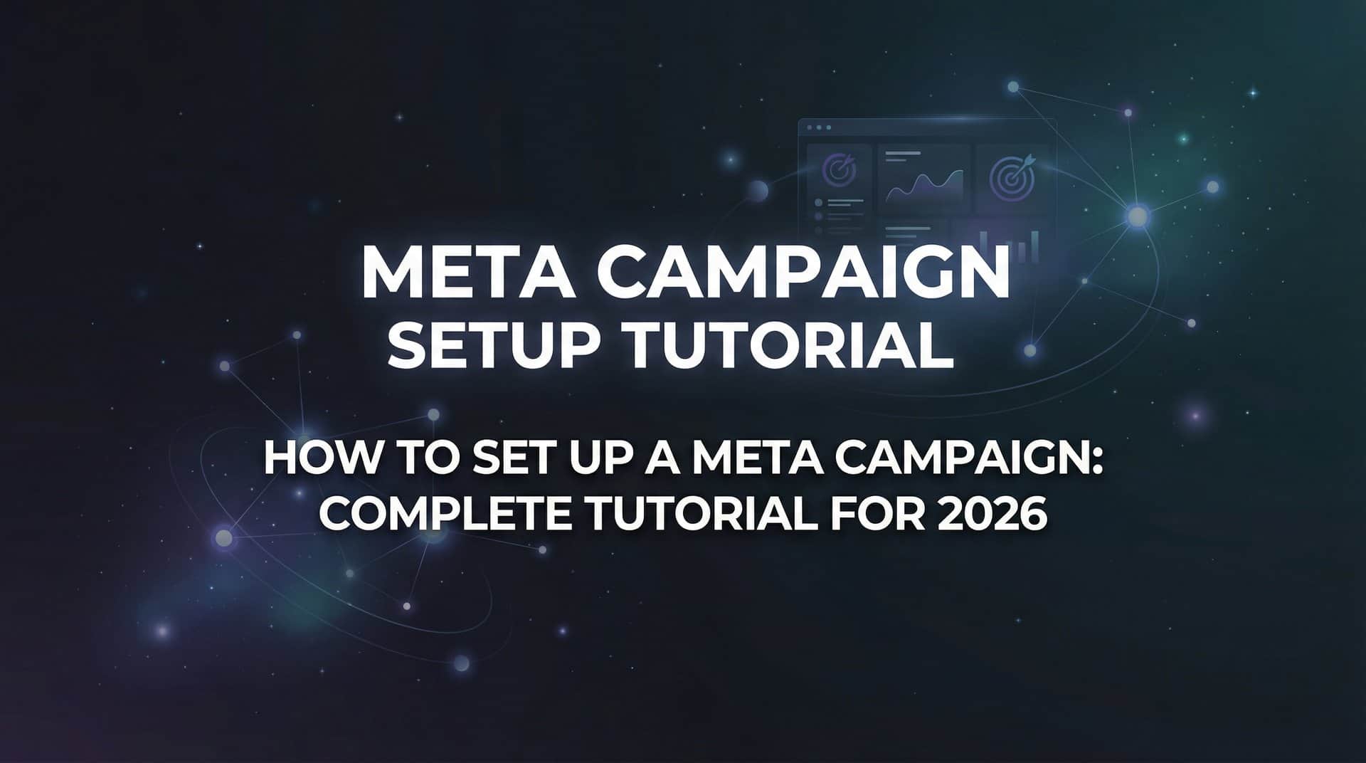 Featured image for How to Set Up a Meta Campaign: Complete Tutorial for 2026