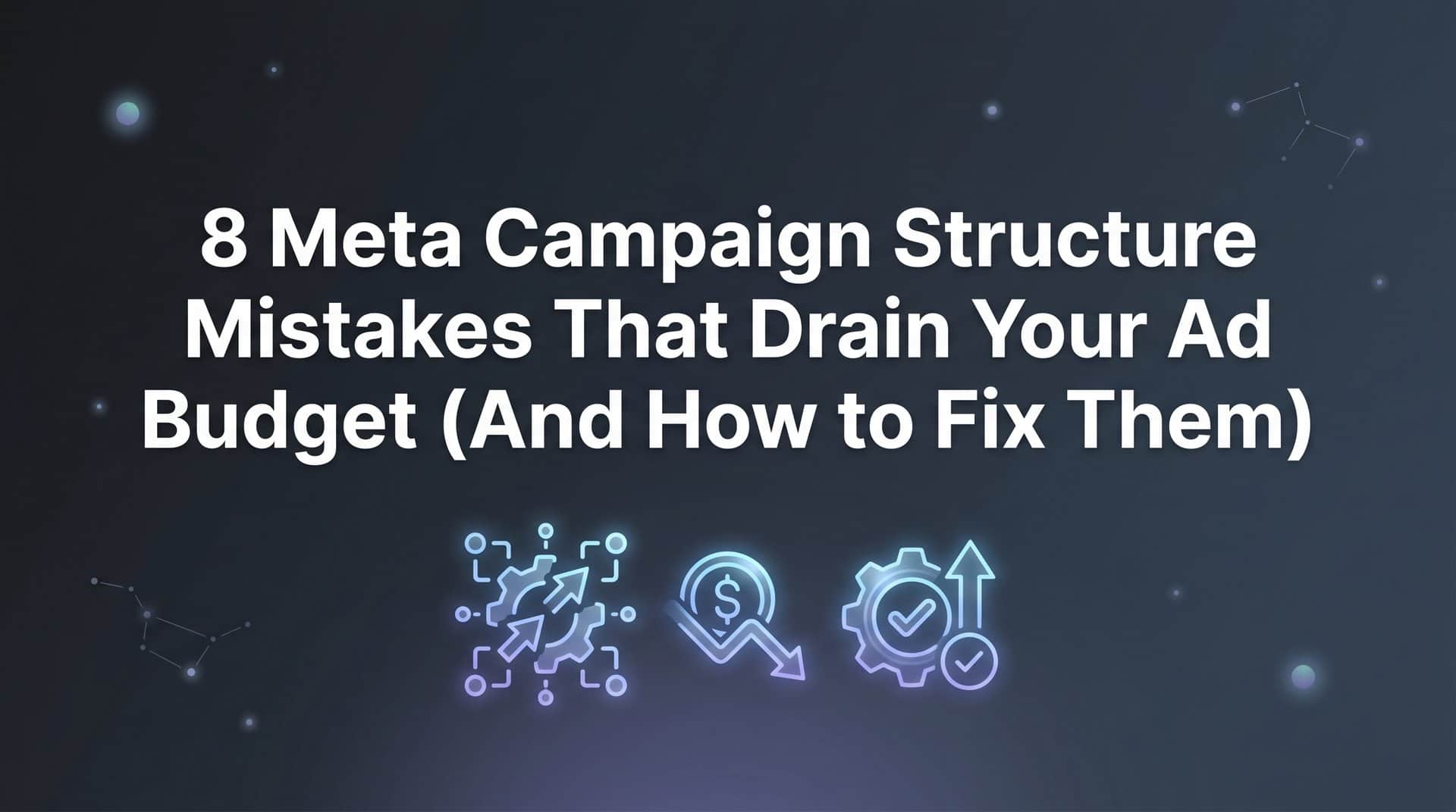 Featured image for 8 Meta Campaign Structure Mistakes That Drain Your Ad Budget (And How to Fix Them)