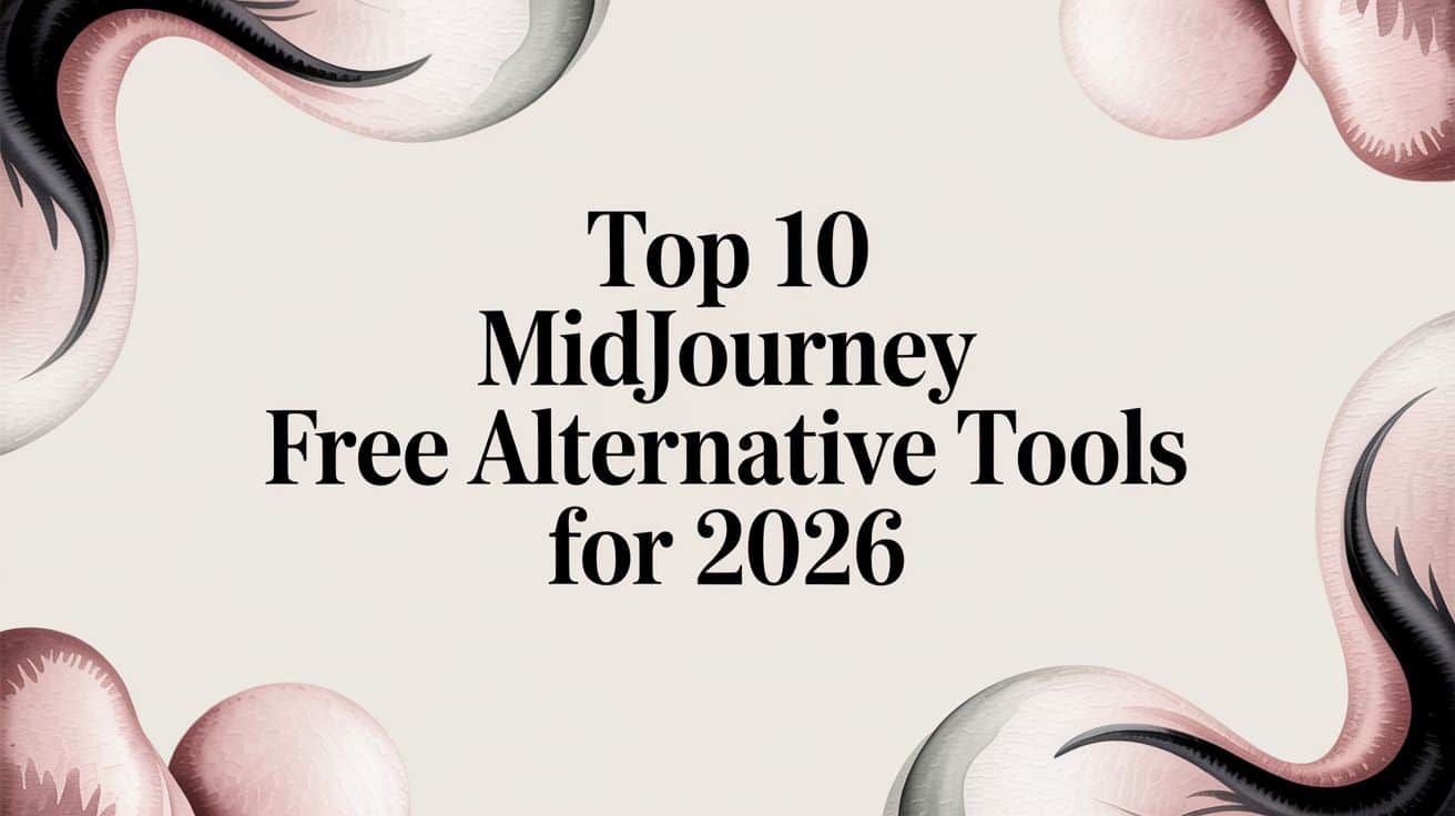 Featured image for Top 10 Midjourney Free Alternative Tools for 2026