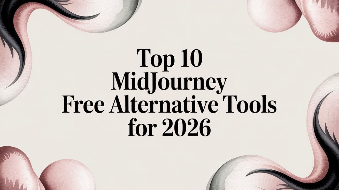 Featured image for Top 10 Midjourney Free Alternative Tools for 2026