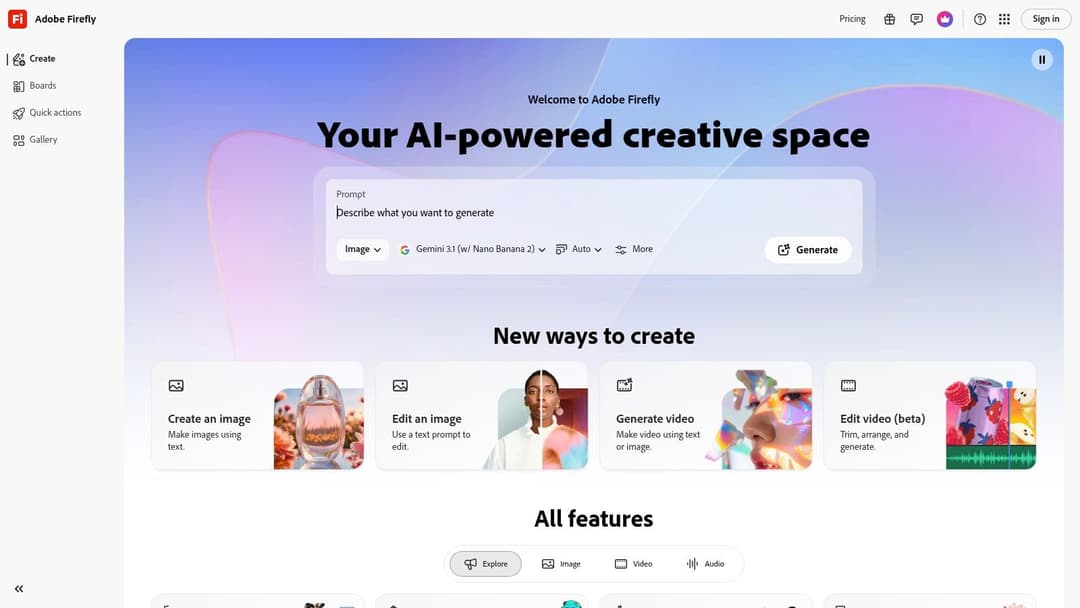 Adobe Firefly (web app)