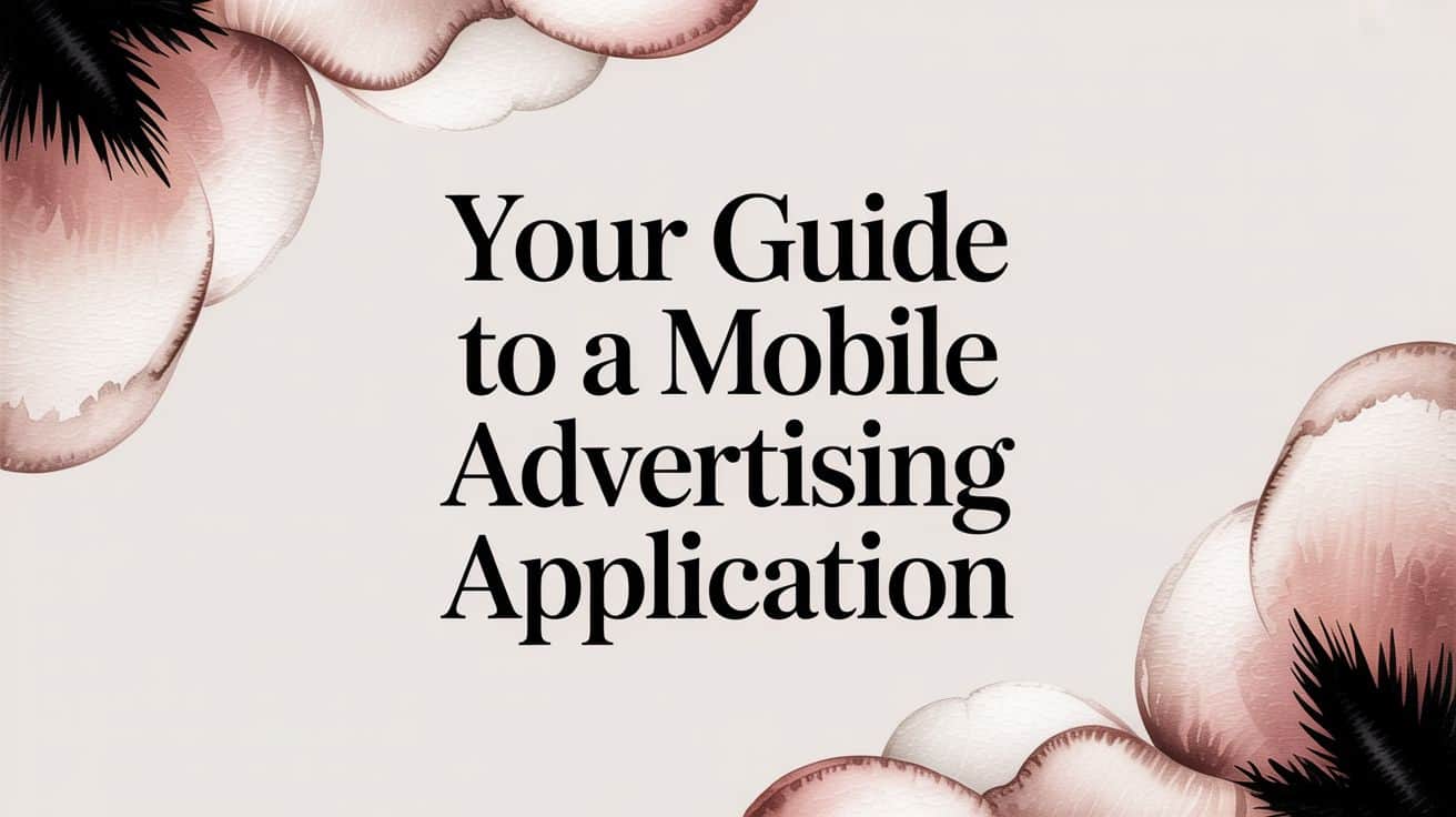Featured image for Your Guide to a Mobile Advertising Application