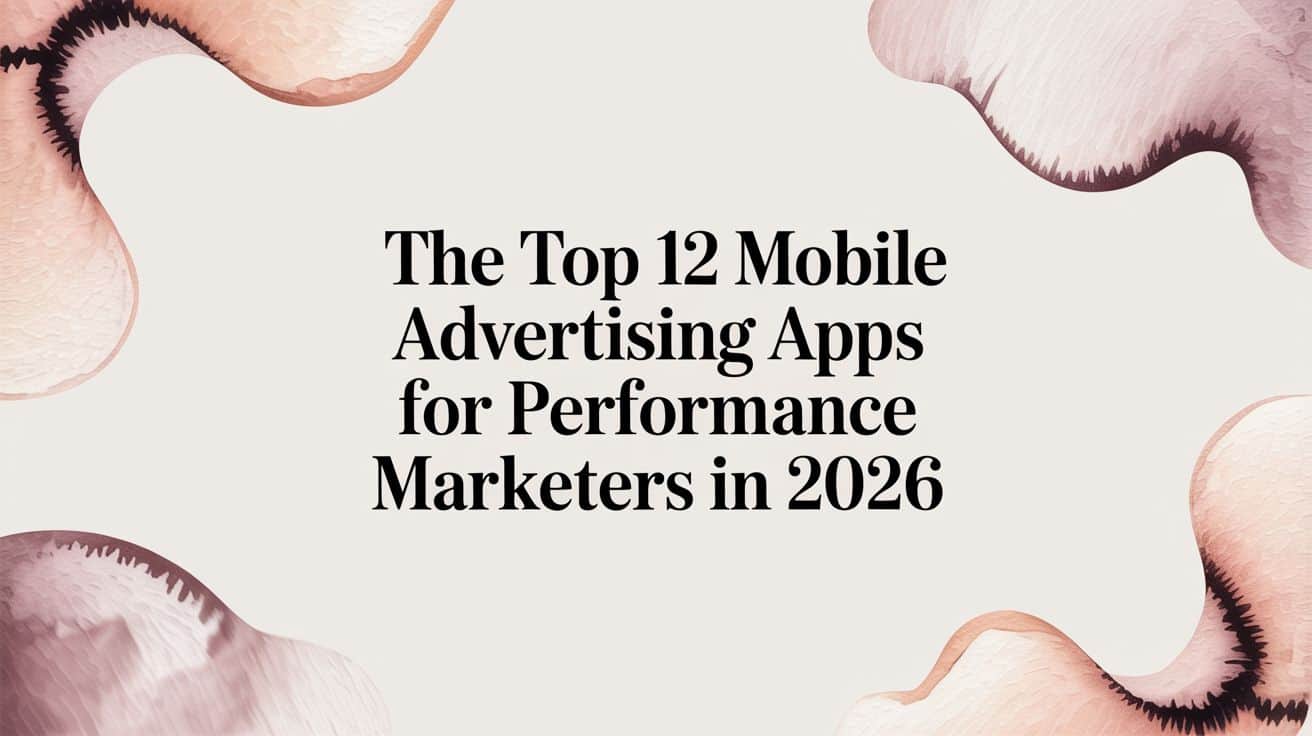 Featured image for The Top 12 Mobile Advertising Apps for Performance Marketers in 2026