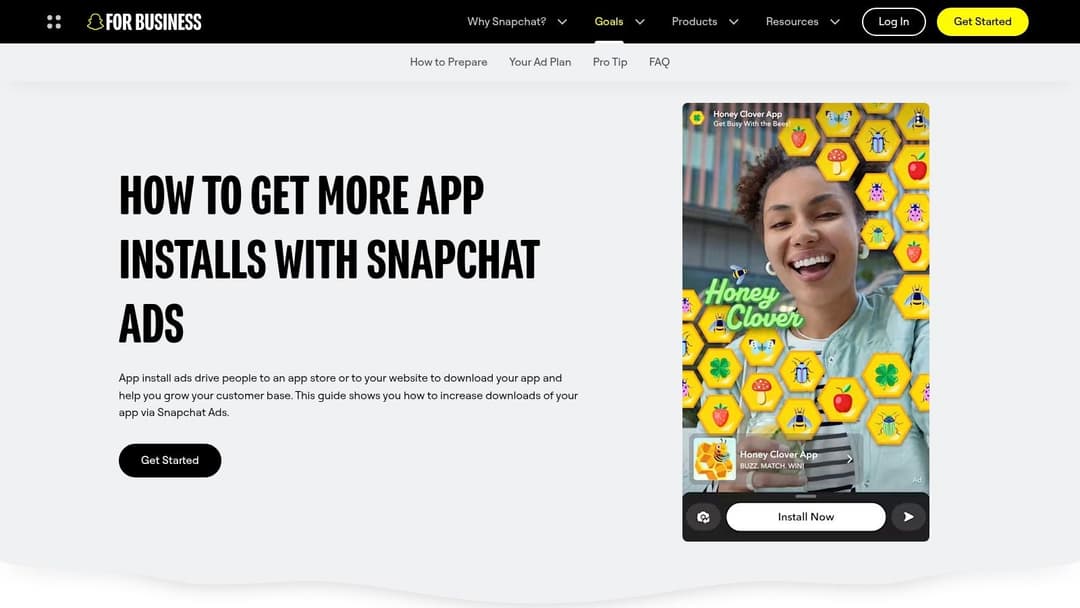 Snapchat for Business – App Install Ads