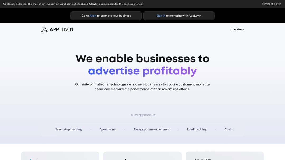 AppLovin – AppDiscovery (DSP)