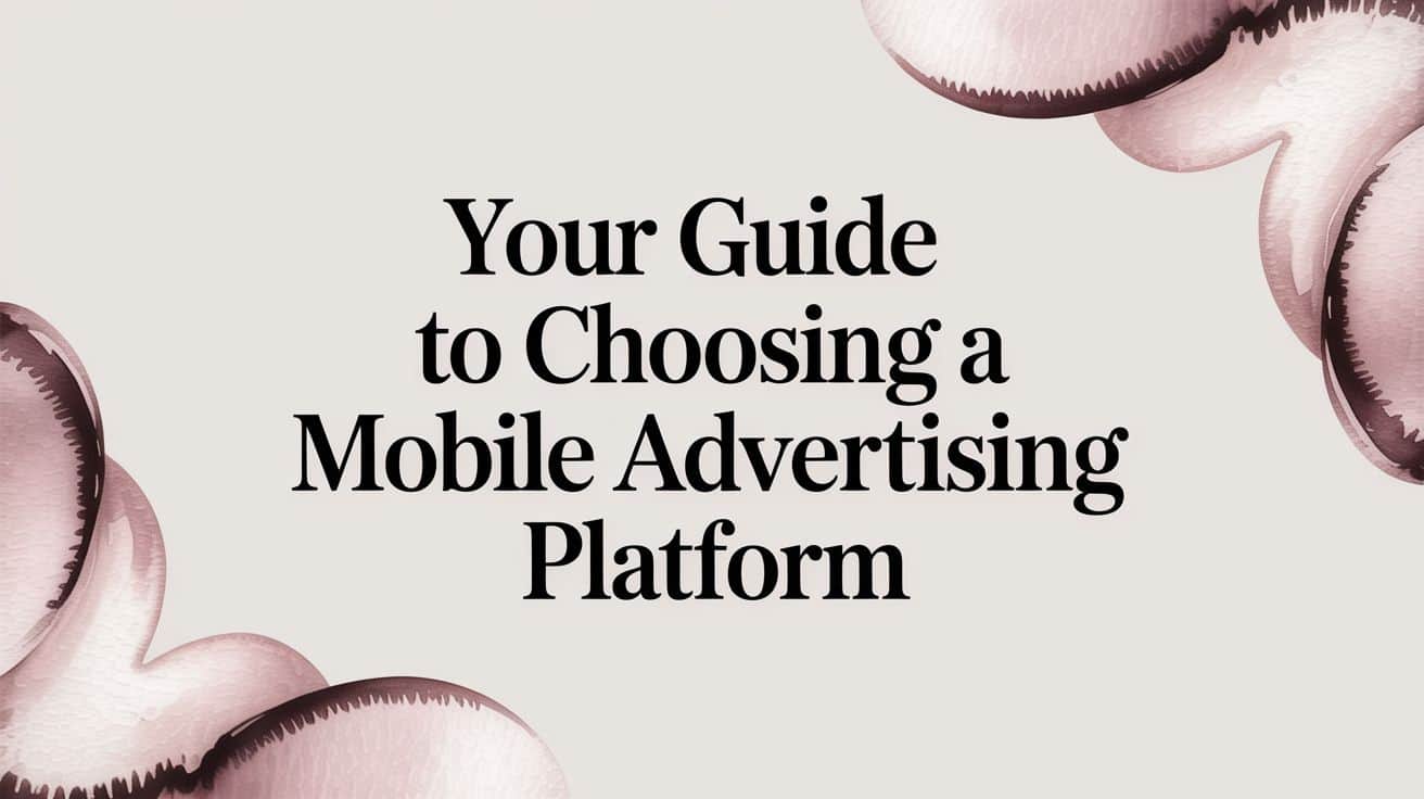 Featured image for Your Guide to Choosing a Mobile Advertising Platform