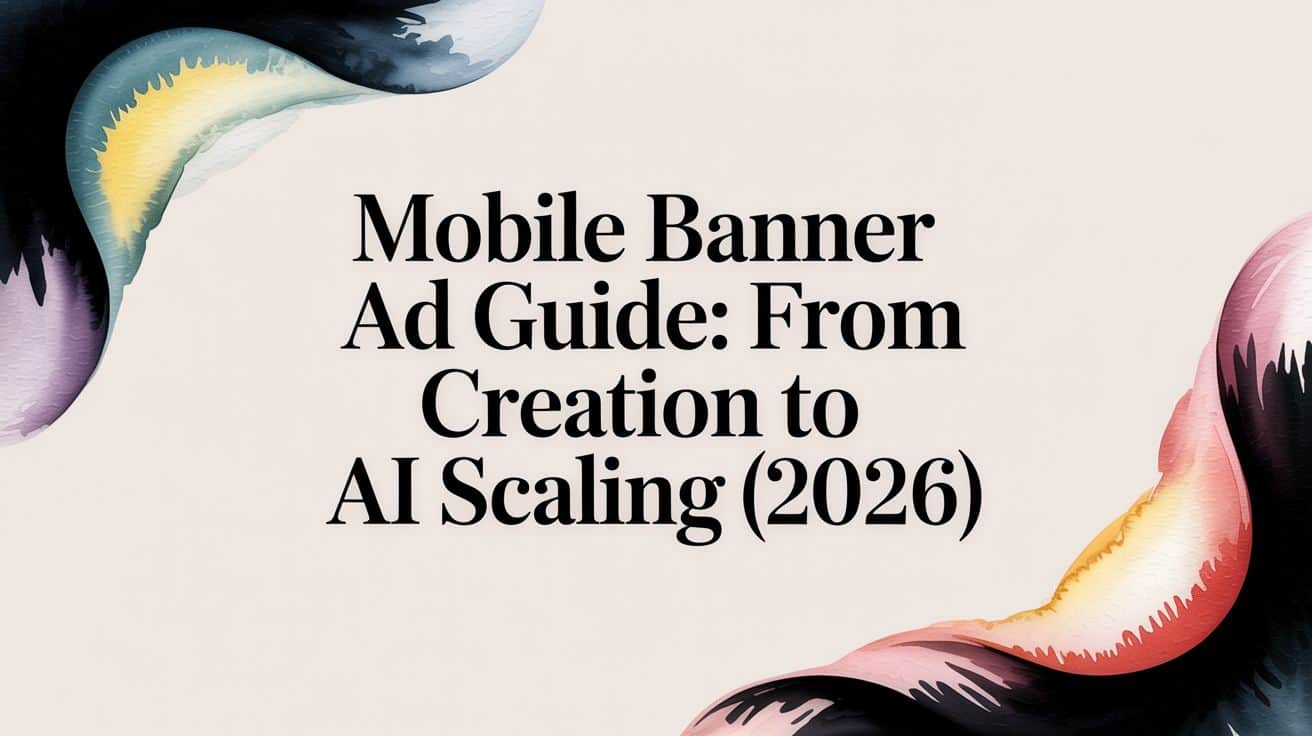 Featured image for Mobile Banner Ad Guide: From Creation to AI Scaling (2026)