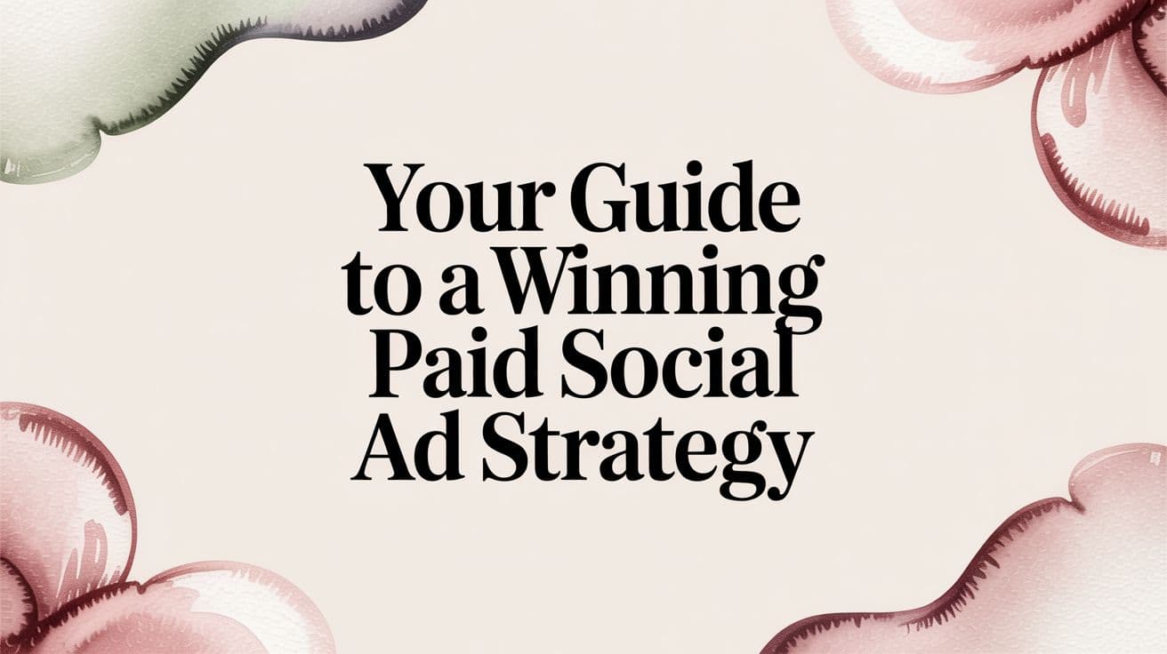 Featured image for Your Guide to a Winning Paid Social Ad Strategy