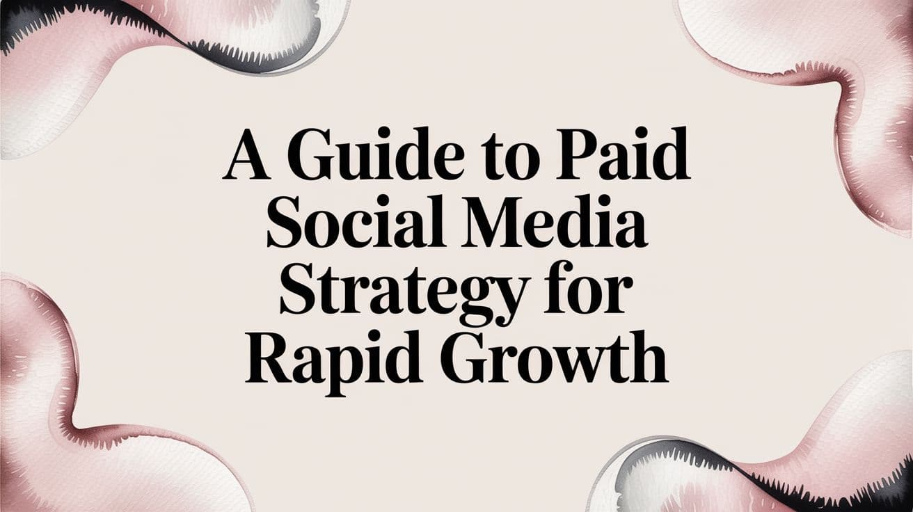 Featured image for A Guide to Paid Social Media Strategy for Rapid Growth