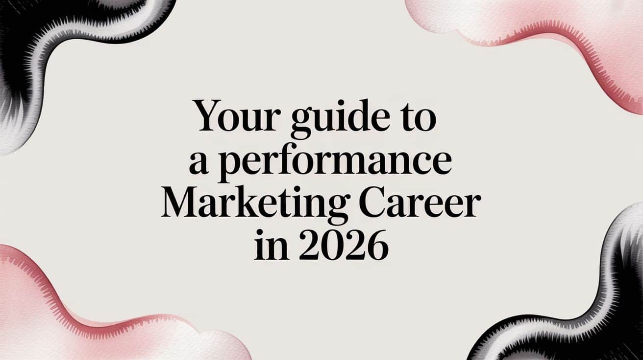 Featured image for Your Guide to a Performance Marketing Career in 2026