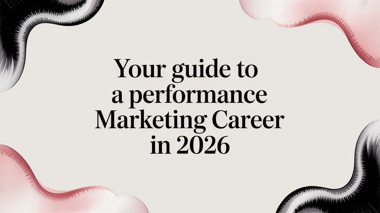Featured image for Your Guide to a Performance Marketing Career in 2026