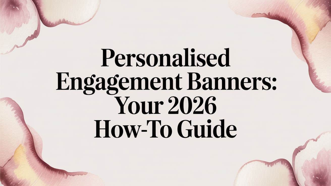 Featured image for Personalised Engagement Banners: Your 2026 How-To Guide