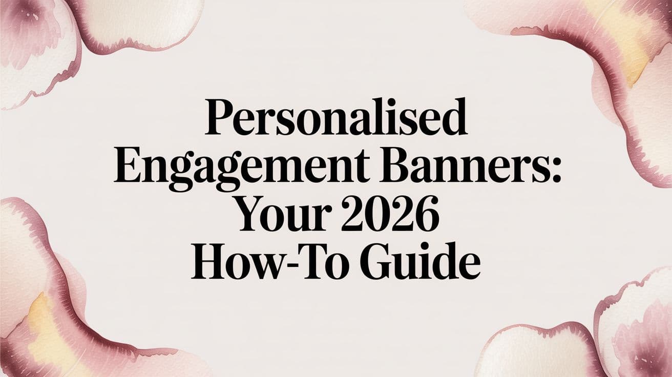 Featured image for Personalised Engagement Banners: Your 2026 How-To Guide