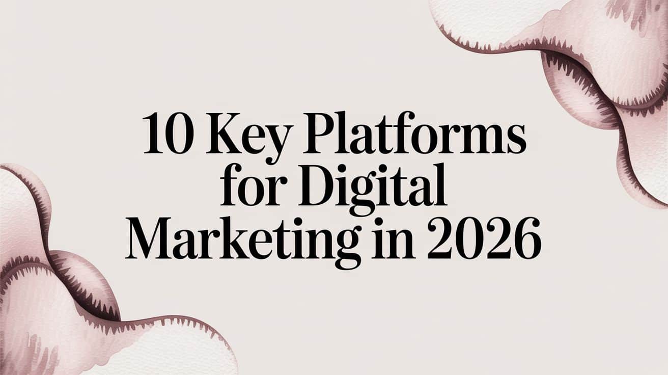 Featured image for 10 Key Platforms for Digital Marketing in 2026