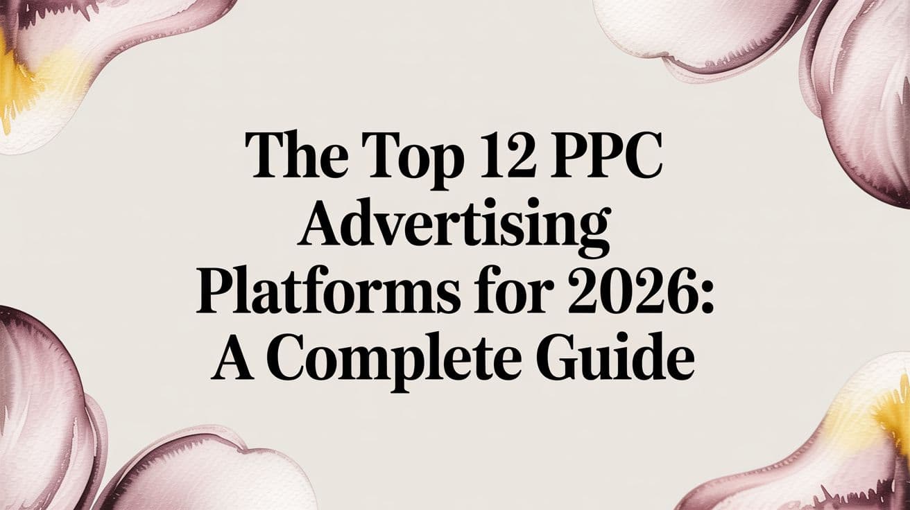 Featured image for The Top 12 PPC Advertising Platforms for 2026: A Complete Guide