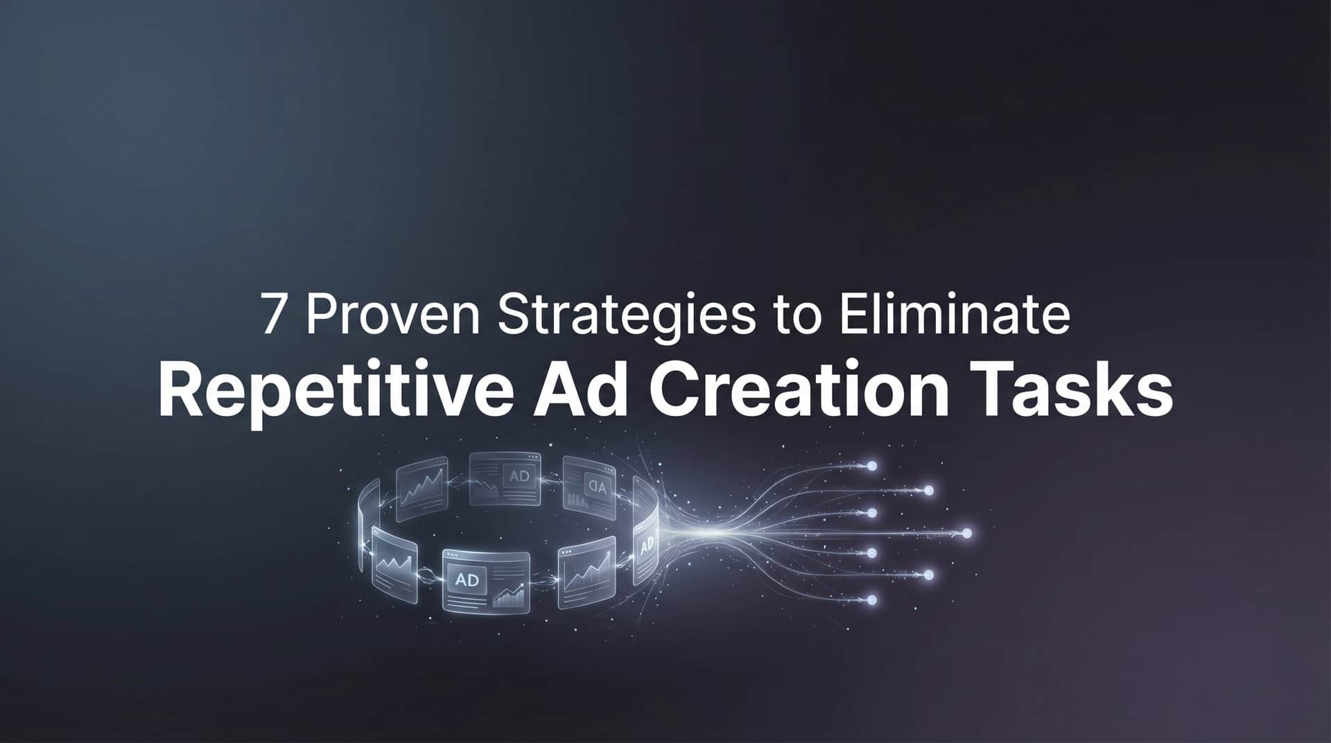 Featured image for 7 Proven Strategies to Eliminate Repetitive Ad Creation Tasks