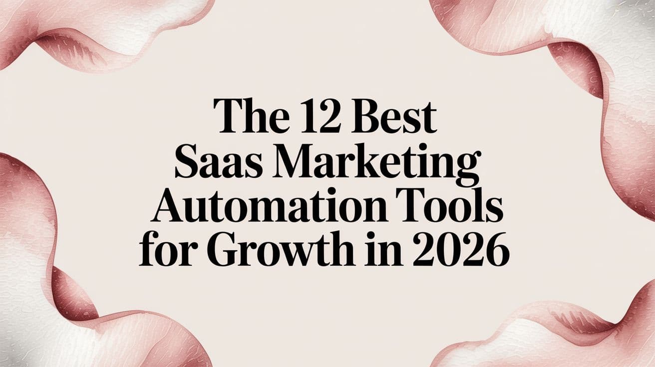 Featured image for: The 12 Best SaaS Marketing Automation Tools for Growth in 2026